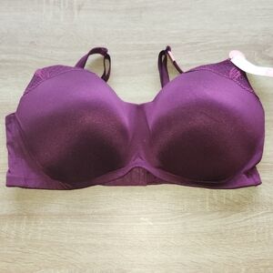 New Cacique Modern Collection Purple Bra 48DDD